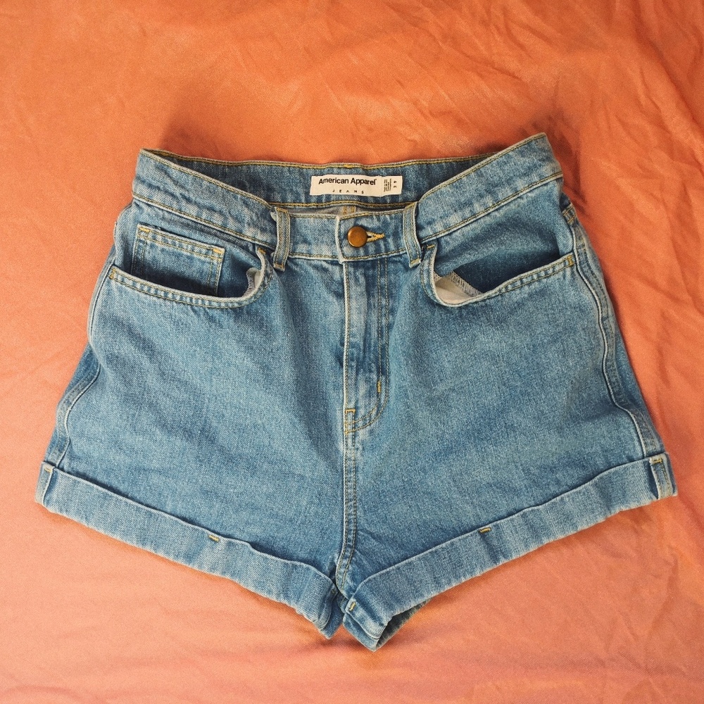 American Apparel Denim Shorts